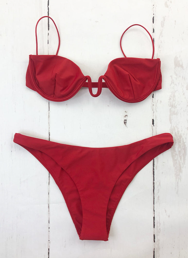 Fine Strap Balconette Top & Classic Bottom