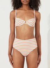 Ribbed Stripe Top & High Waisted Brief