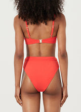 Towelling Underwire Top & High Cut Brief